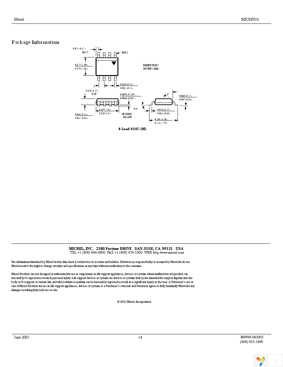 MICRF010YM Page 14