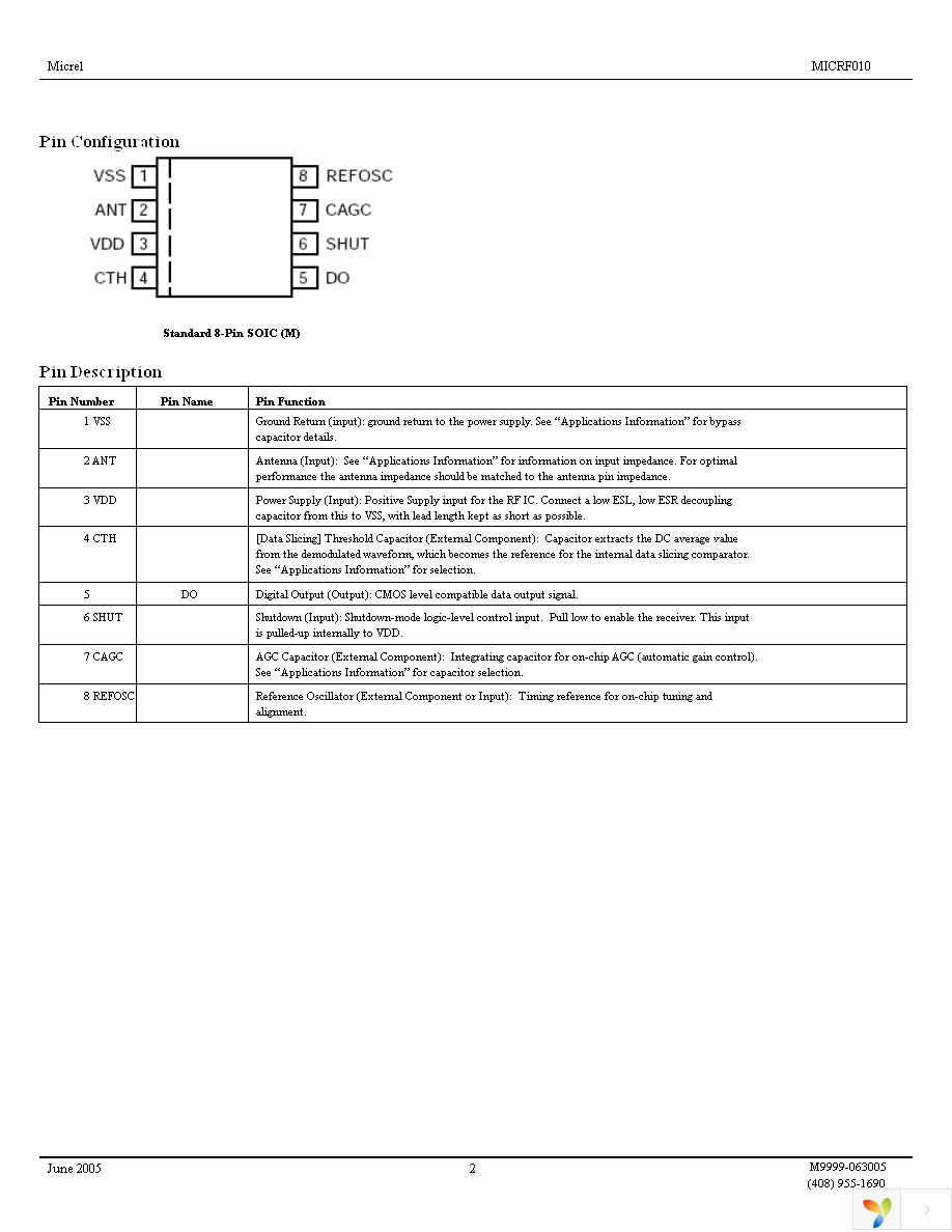 MICRF010YM Page 2