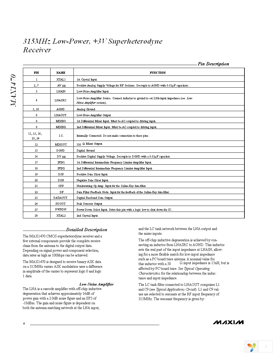 MAX1470EUI+ Page 6