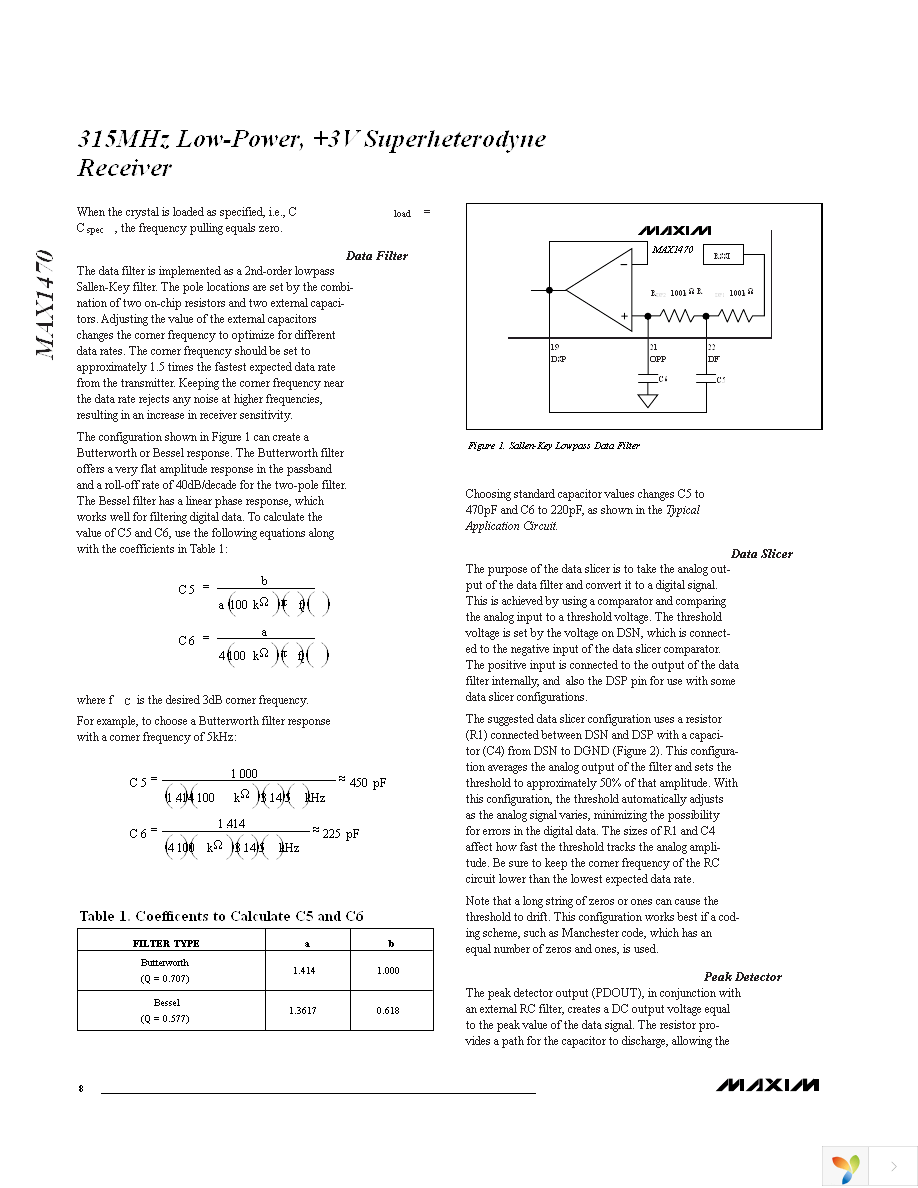 MAX1470EUI+ Page 8