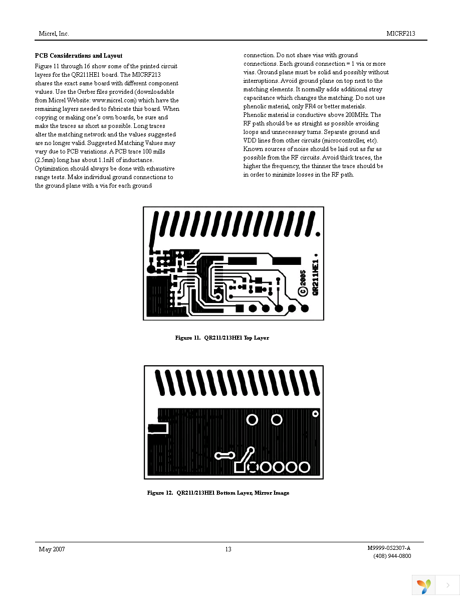 MICRF213AYQS Page 13