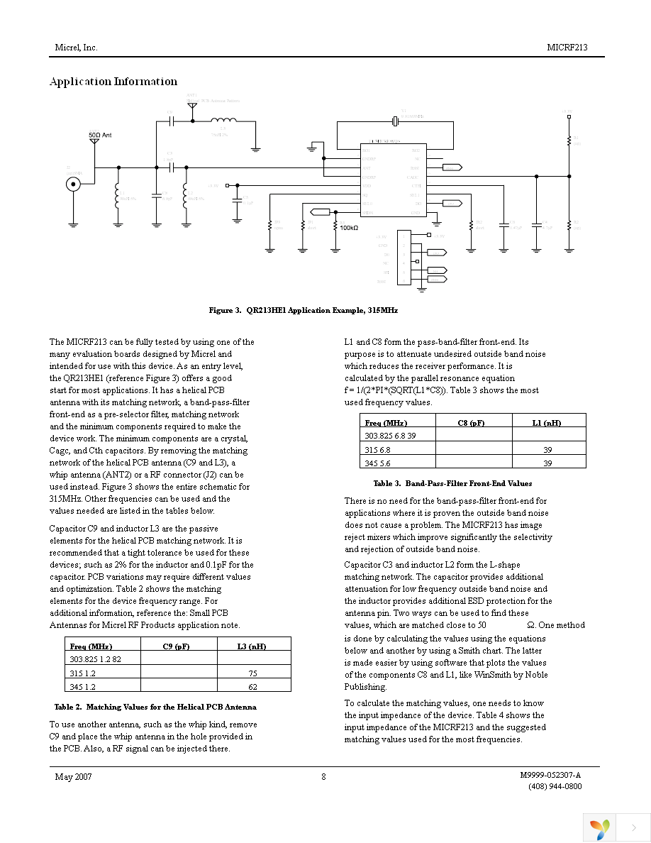 MICRF213AYQS Page 8