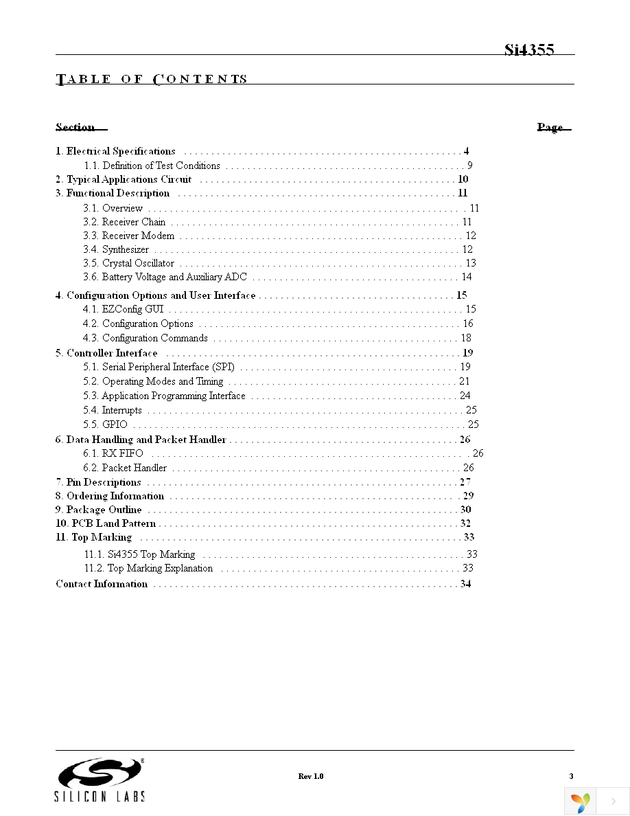 SI4355-B1A-FM Page 3