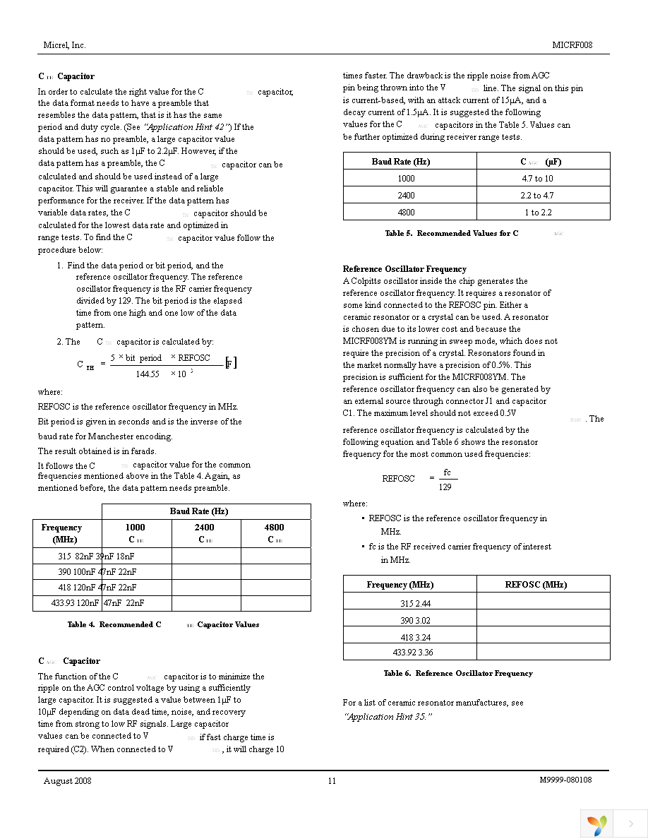 MICRF008YM Page 11