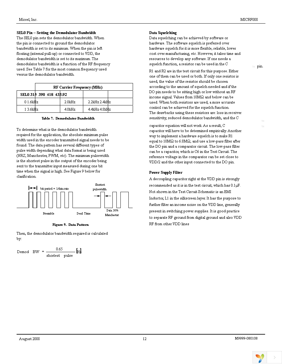 MICRF008YM Page 12