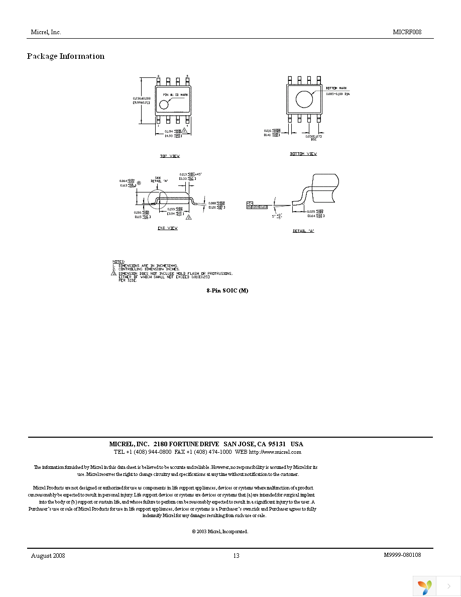 MICRF008YM Page 13