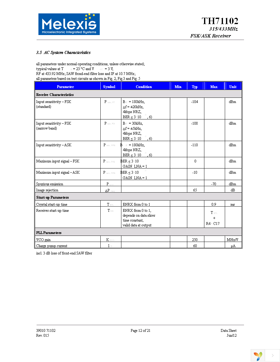 TH71102ENE-BAA-000-TR Page 12