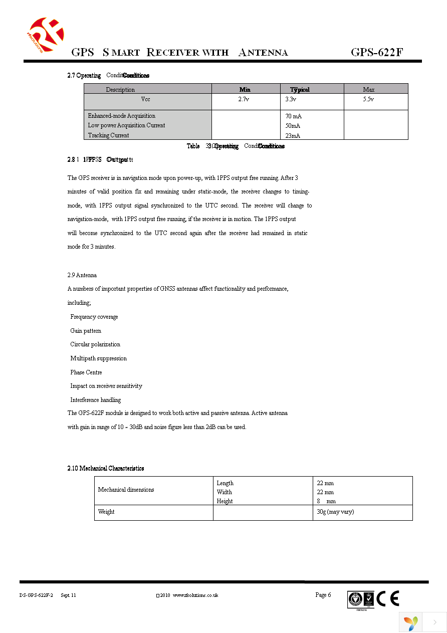 GPS-622F Page 6