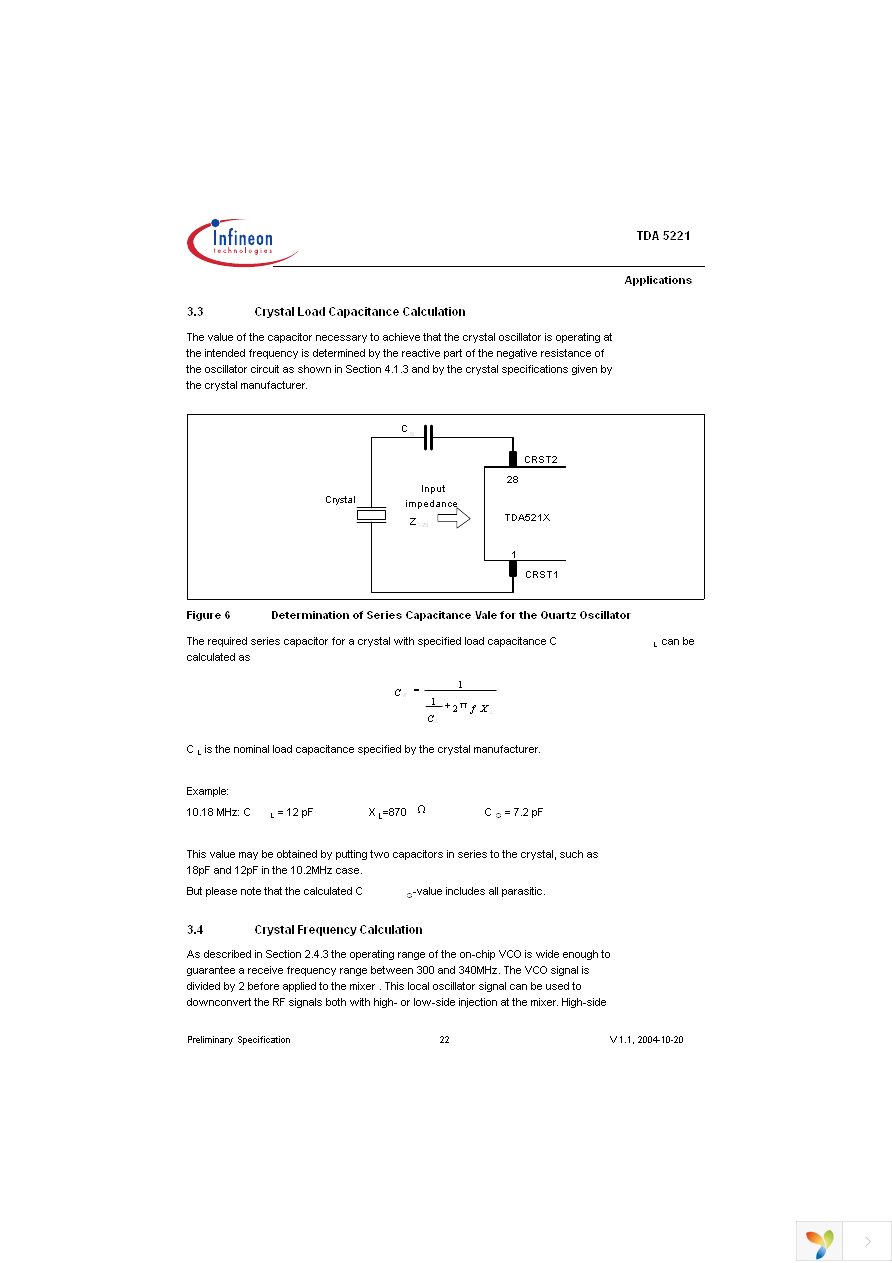 TDA5221 Page 22