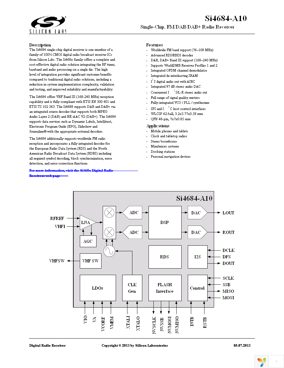 SI4684-A10-GDR Page 1