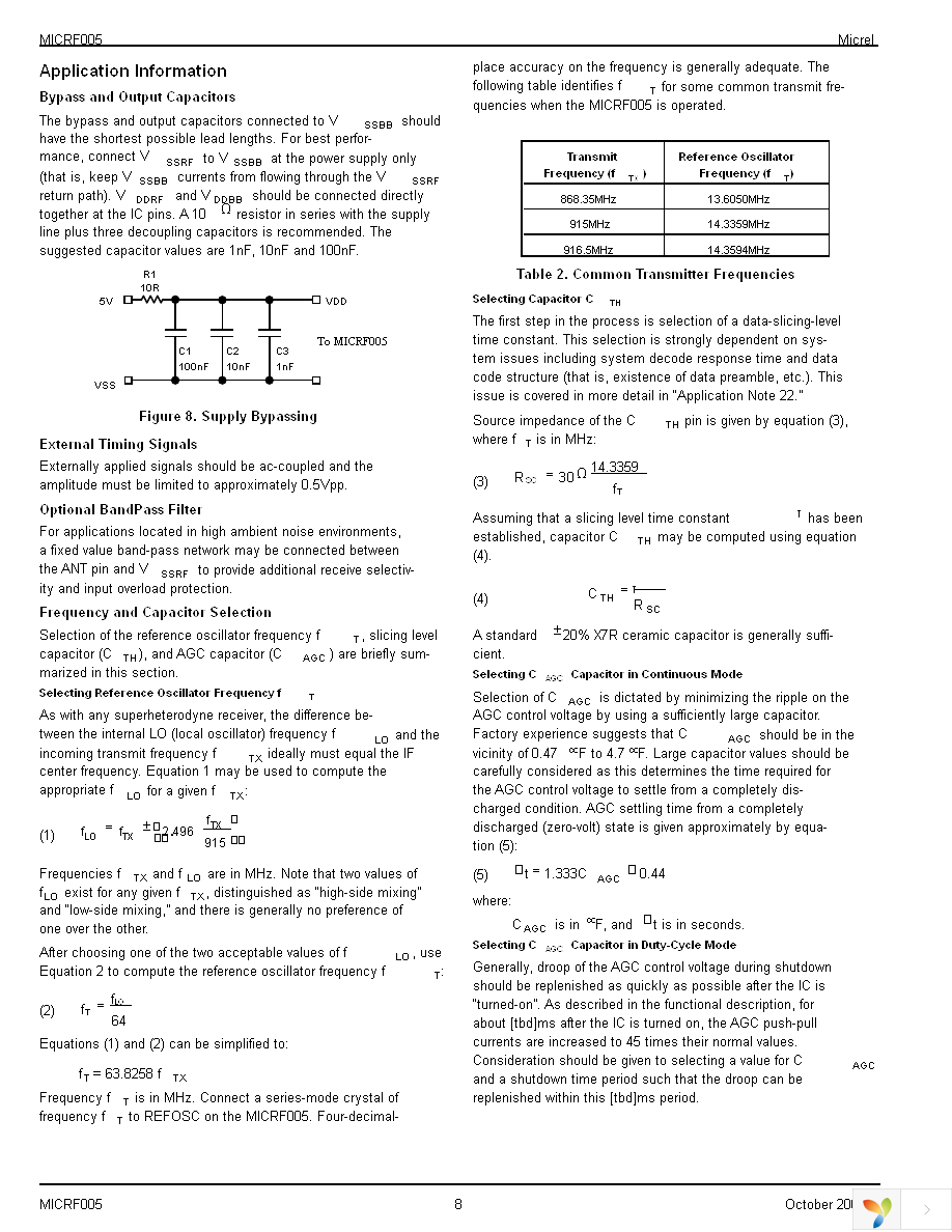 MICRF005BM Page 8