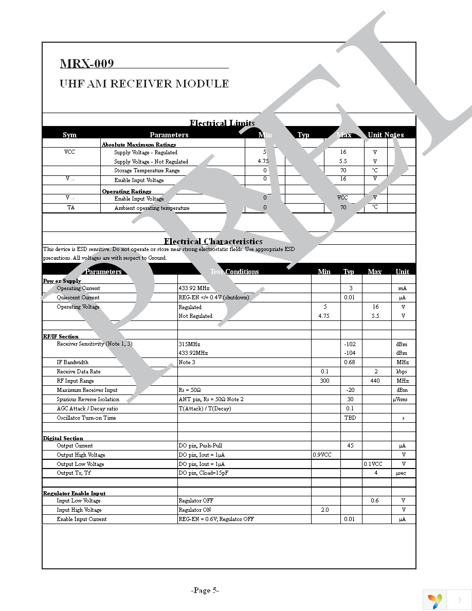 MRX-009-433DR-B Page 6