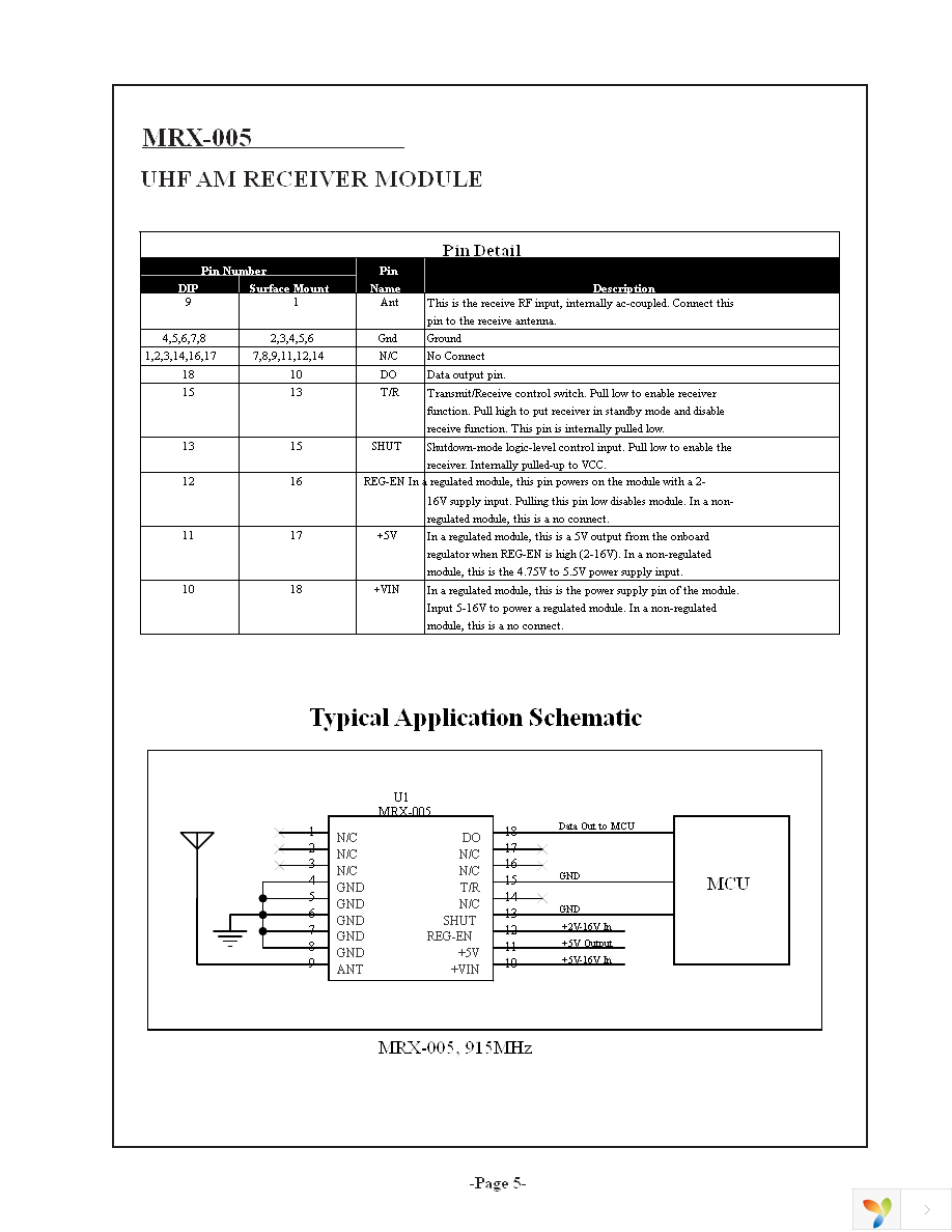 MRX-005-915DR-B Page 5