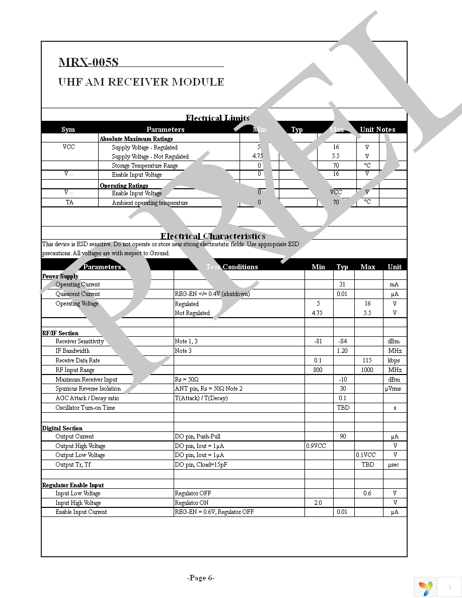 MRX-005SL-915DR-B Page 6