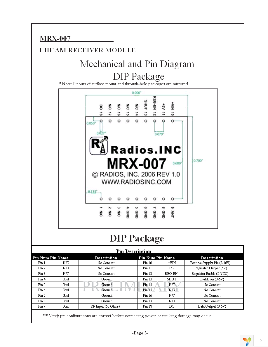 MRX-007-433DR-B Page 3