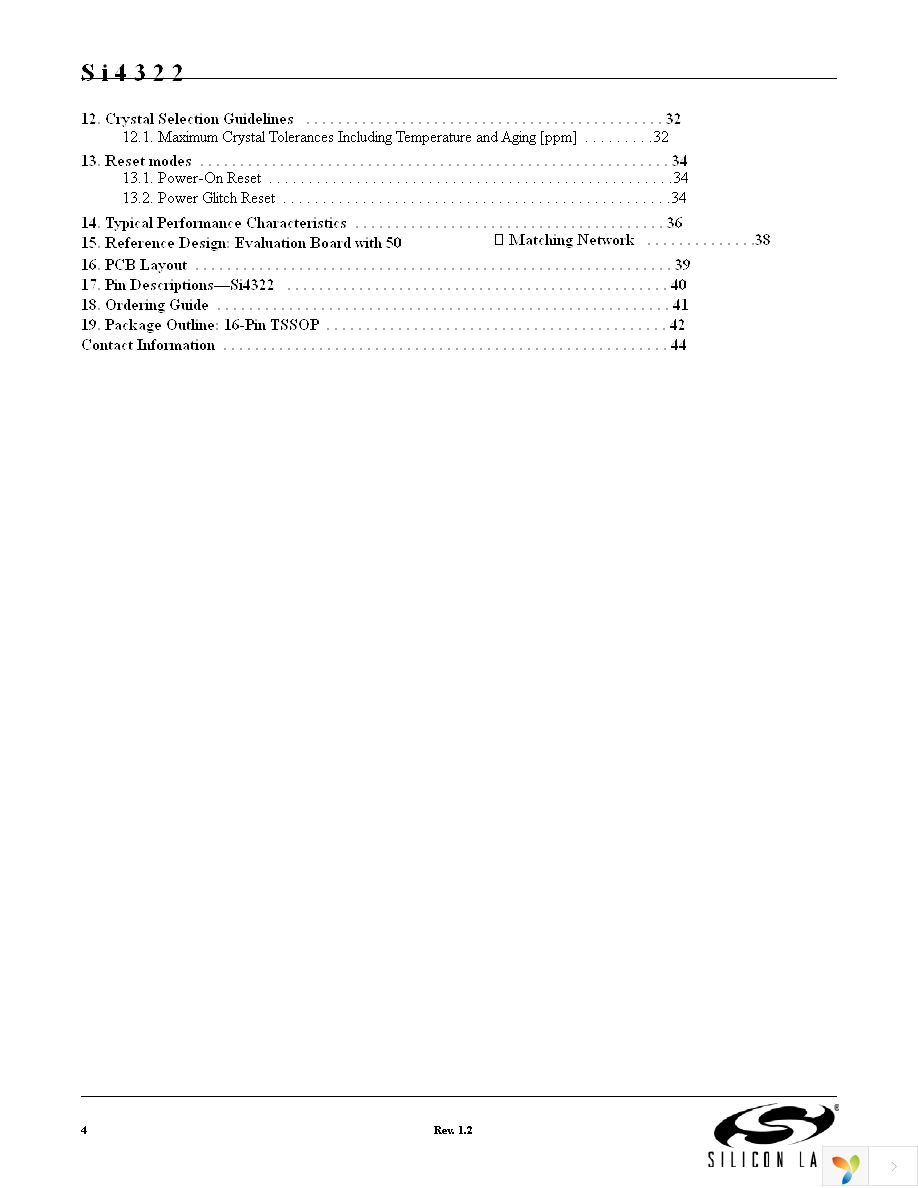 SI4322-A1-FT Page 4