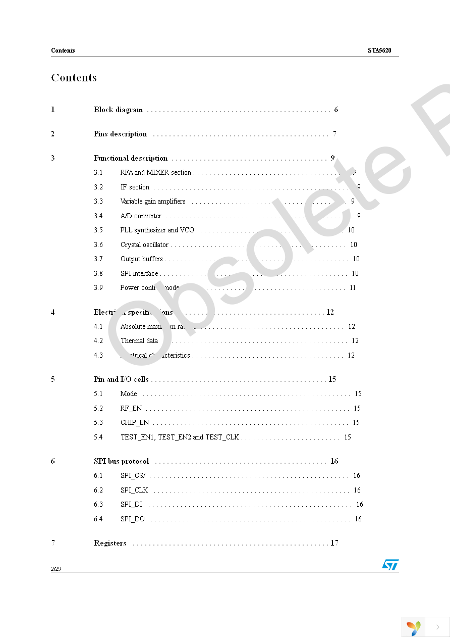 STA5620 Page 2