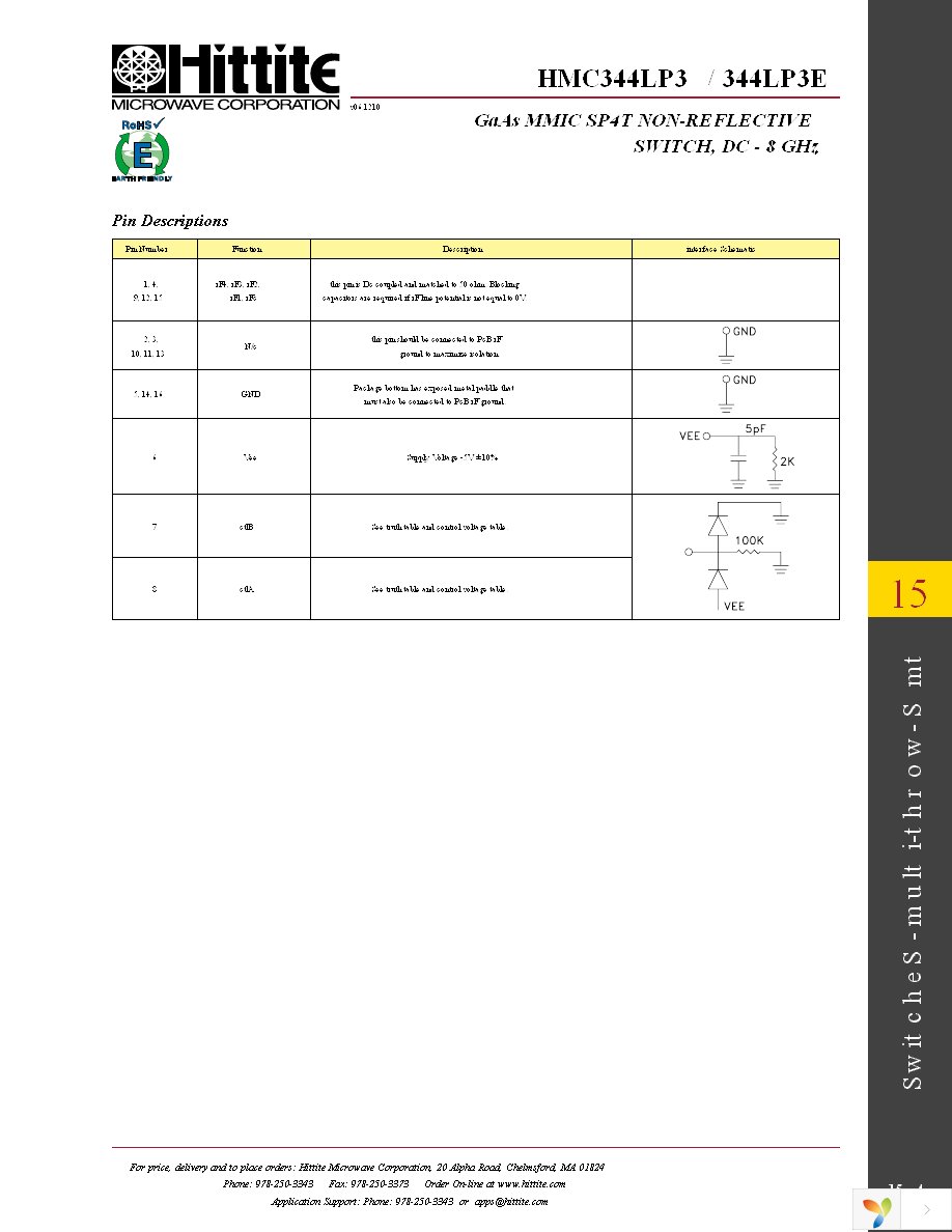 HMC344LP3E Page 6