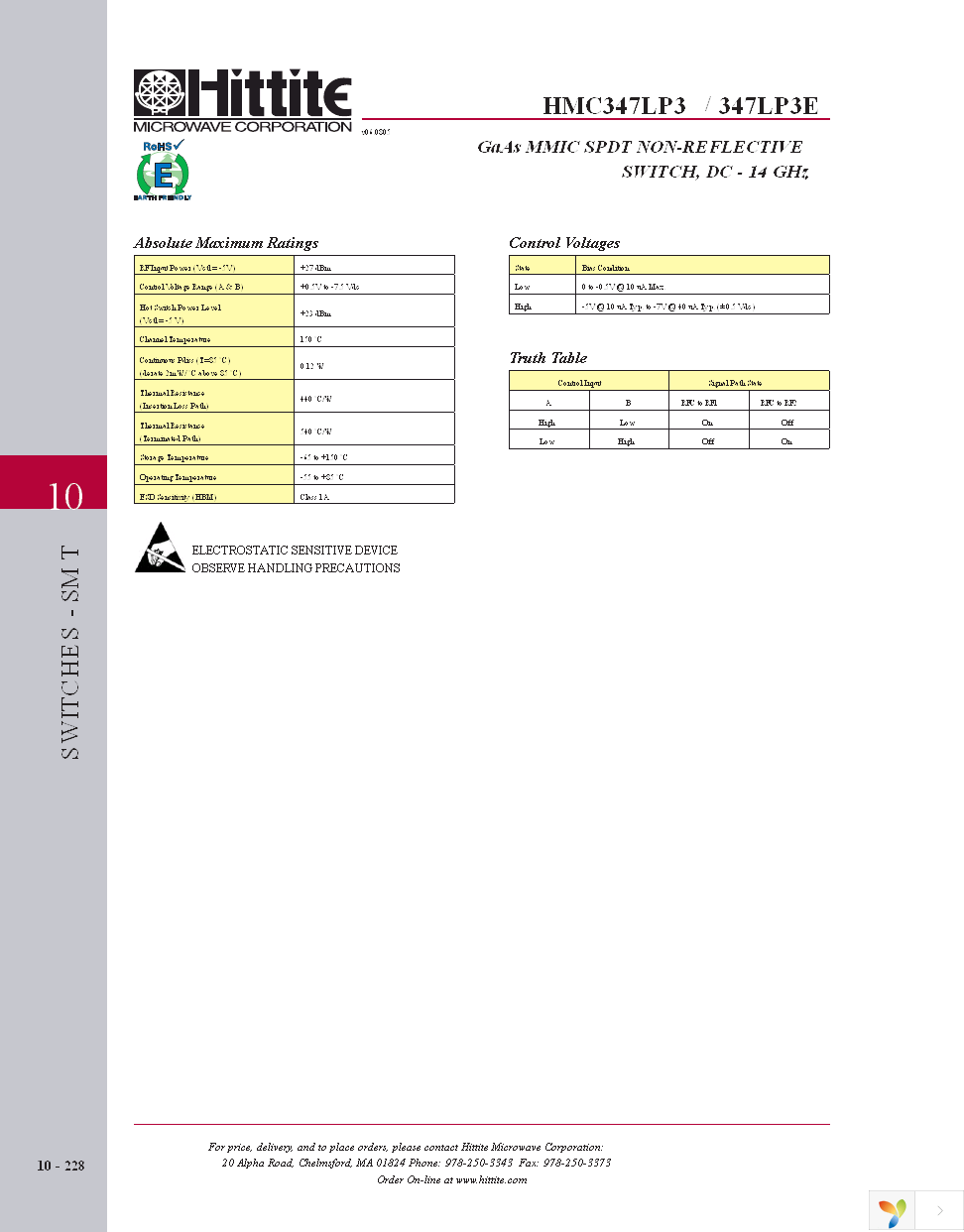 HMC347LP3E Page 5