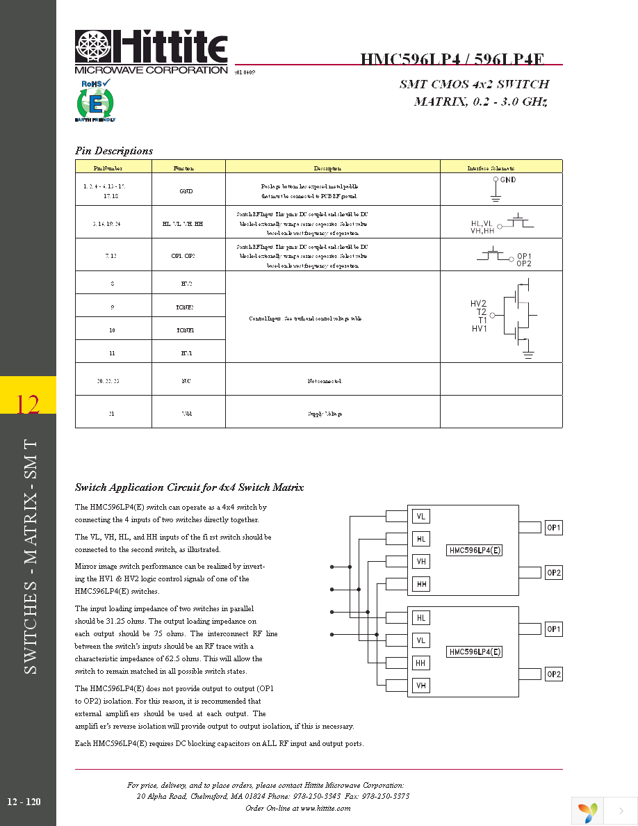 HMC596LP4E Page 9