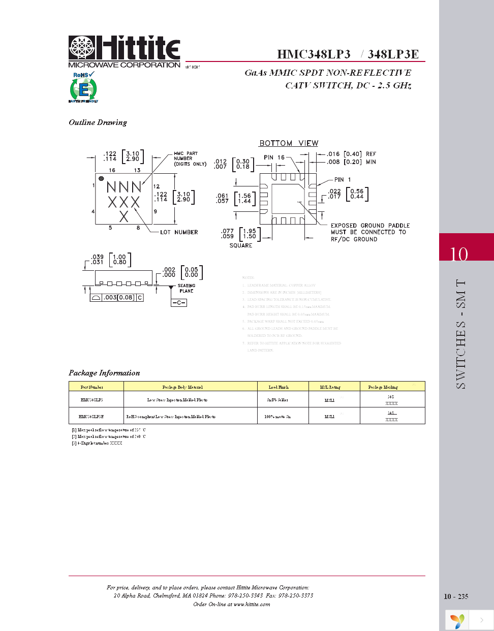 HMC348LP3E Page 6