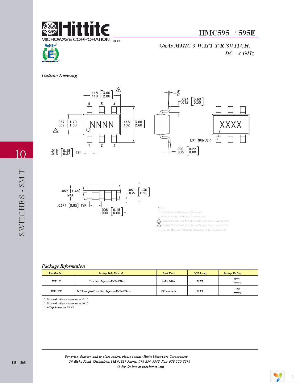 HMC595E Page 7