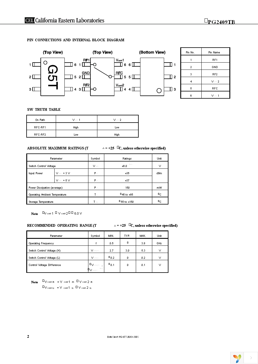 UPG2409TB-A Page 2