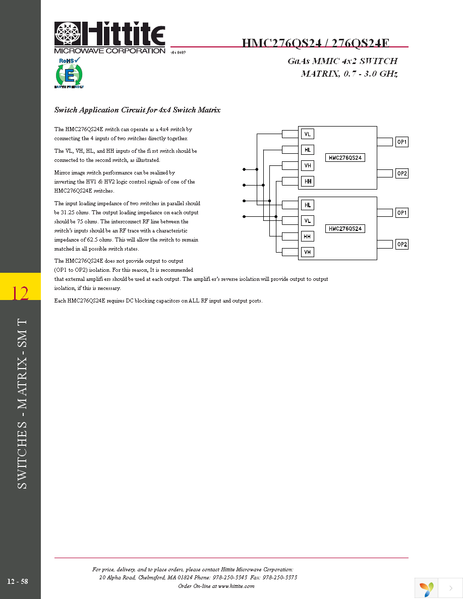 HMC276QS24E Page 9