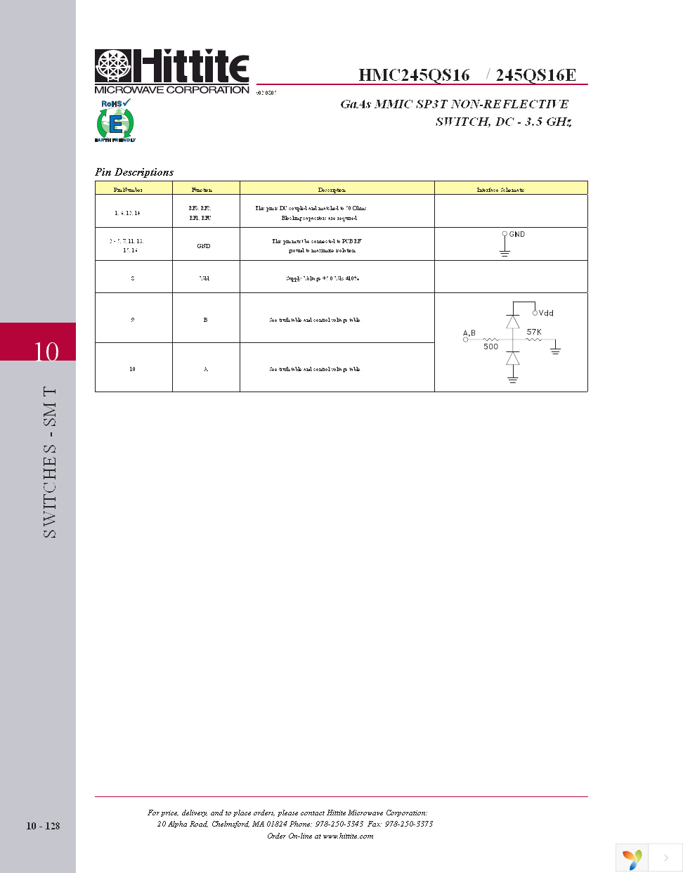 HMC245QS16E Page 7