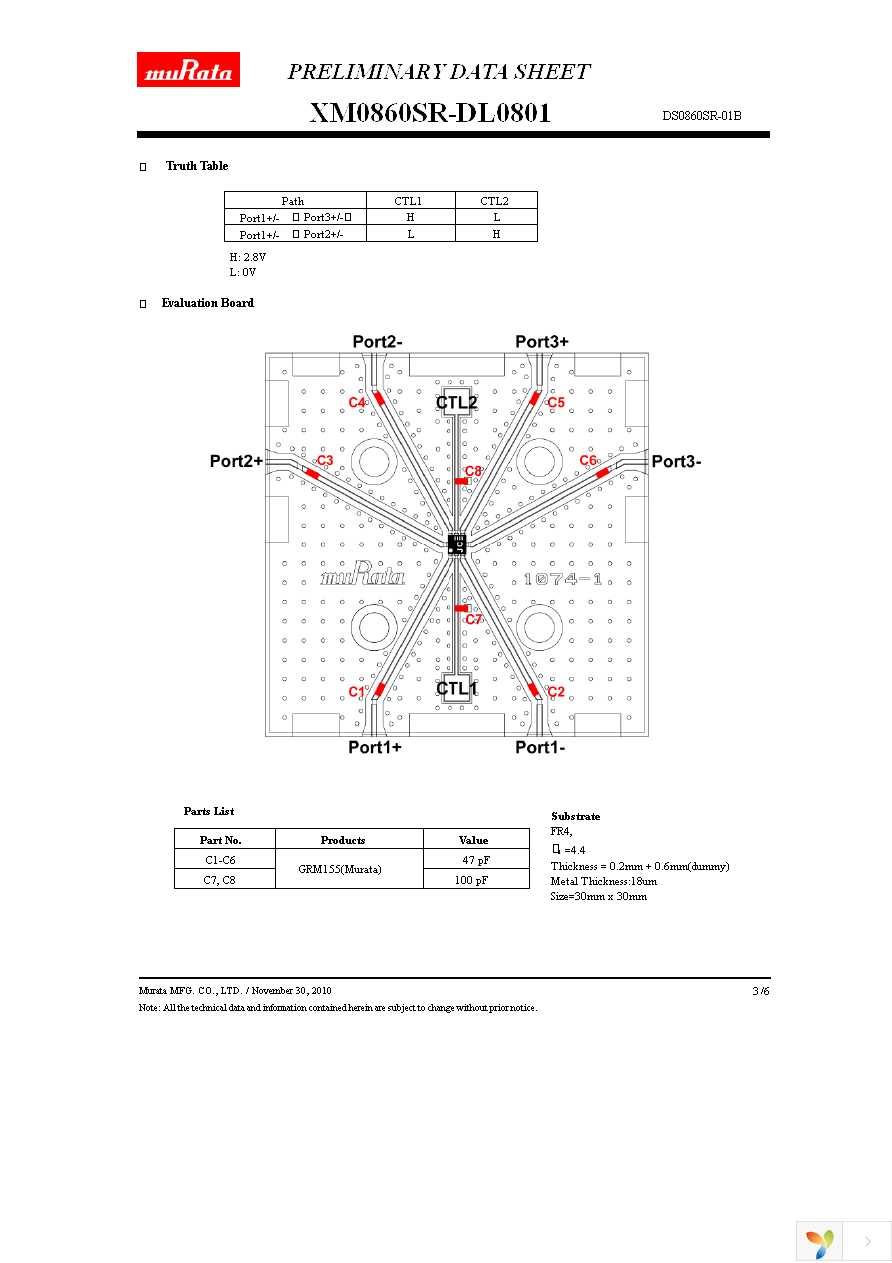 XM0860SR-DL0801 Page 3