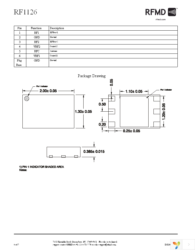 RF1126TR7 Page 4