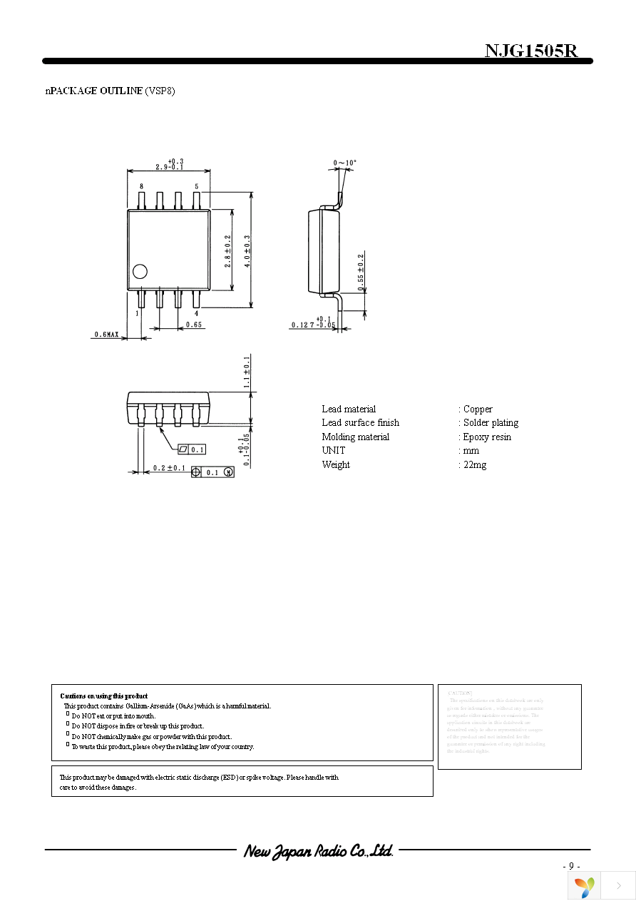 NJG1505R-TE1 Page 9