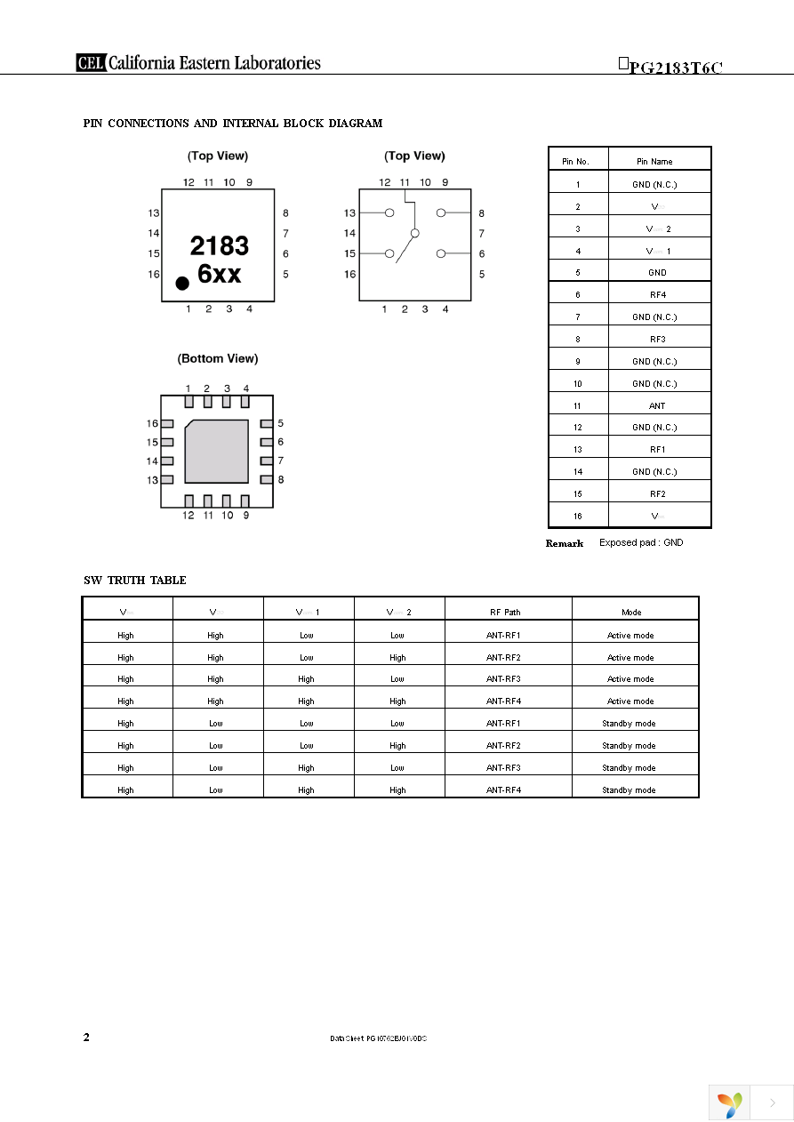 UPG2183T6C-E2-A Page 2