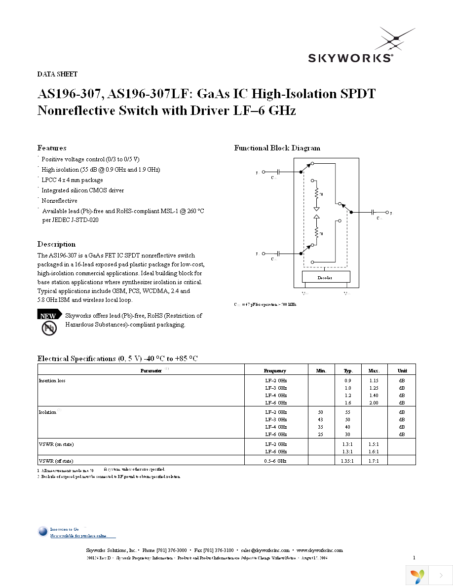 AS196-307LF Page 1