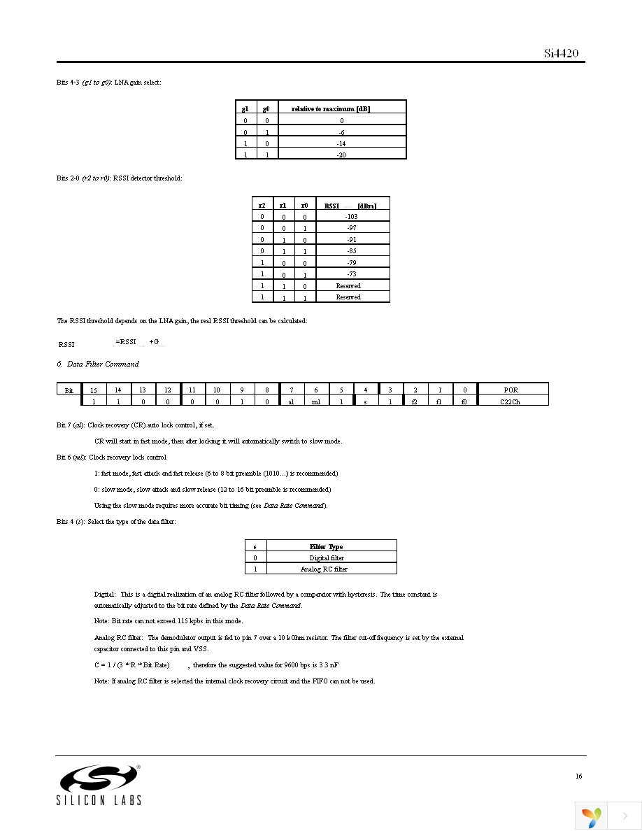 SI4420-D1-FT Page 16