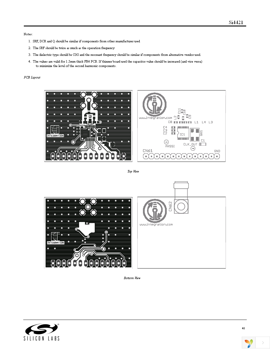 SI4421-A1-FT Page 40