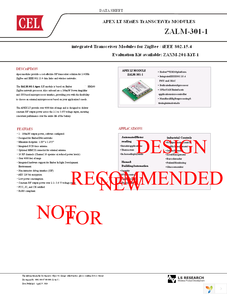 ZALM-301-1 Page 1