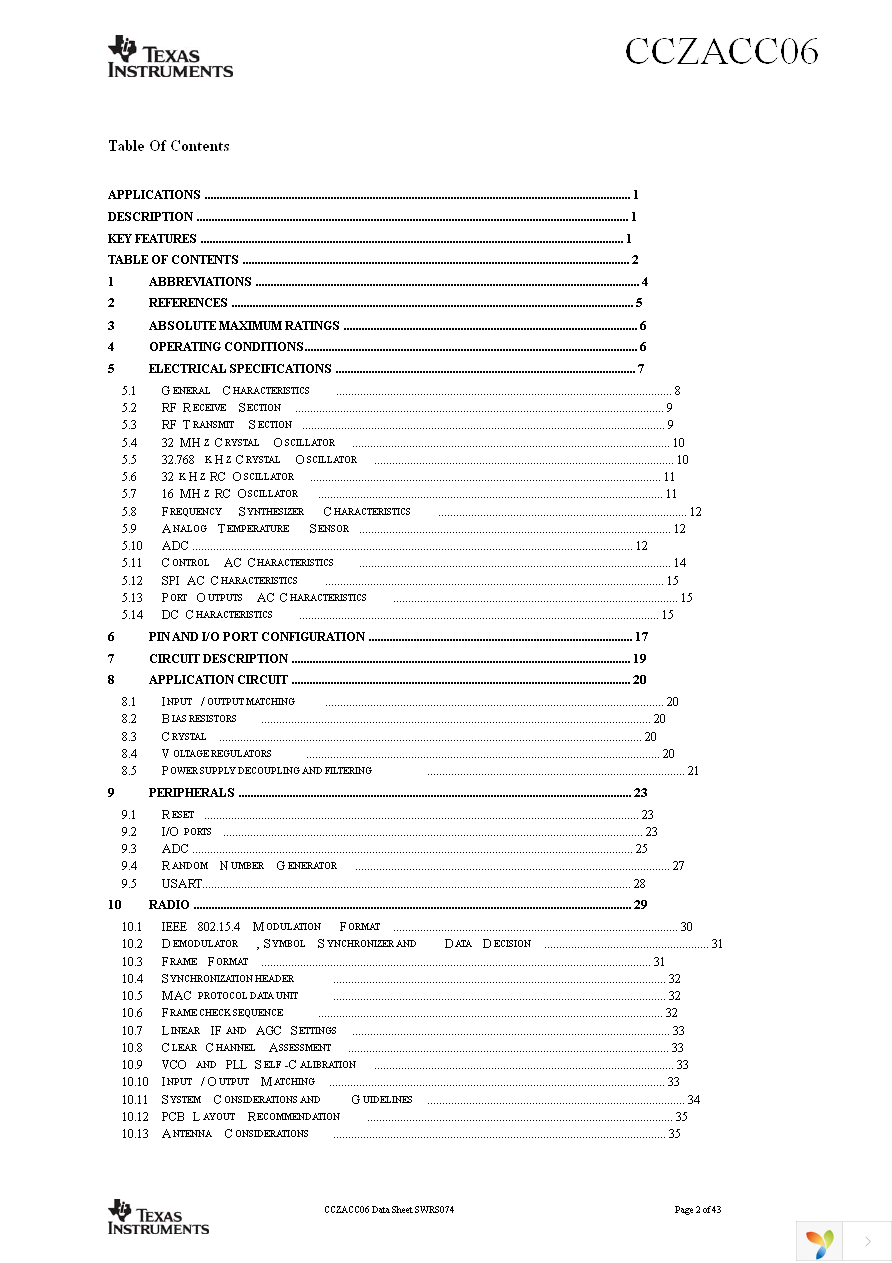 CCZACC06A1RTCR Page 2