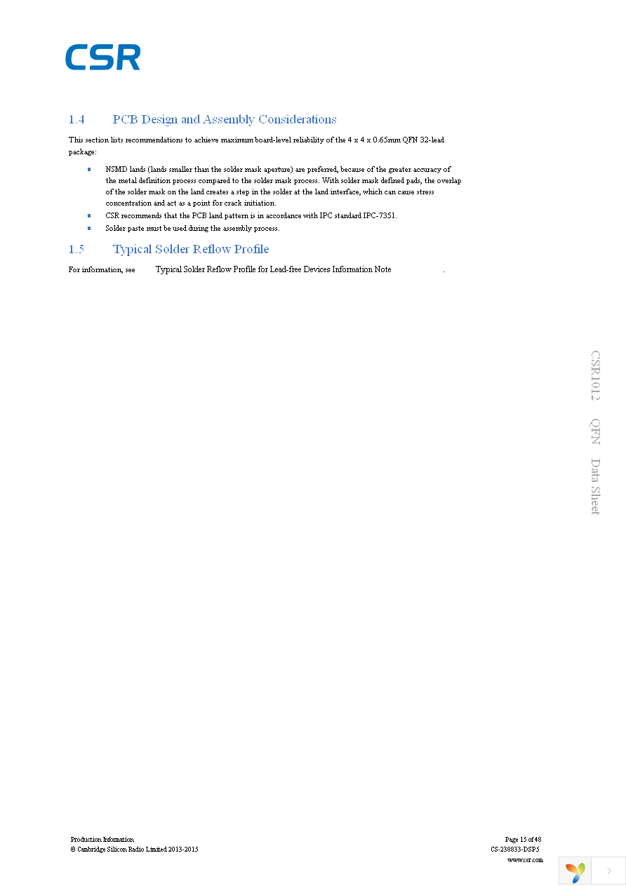 CSR1012A05-IQQP-R Page 15