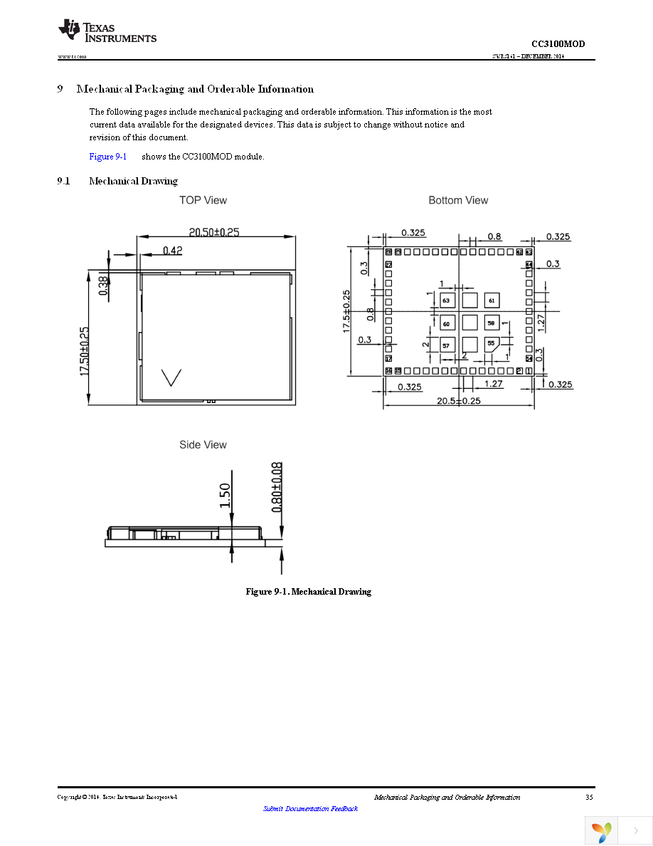 CC3100MODR11MAMOBR Page 35