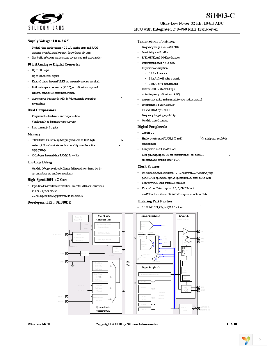 SI1003-C-GM Page 1