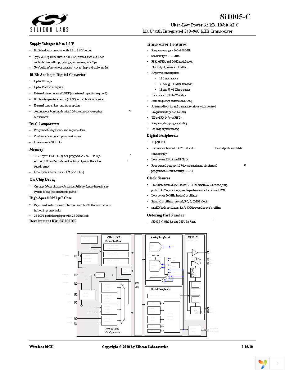 SI1005-C-GM Page 1