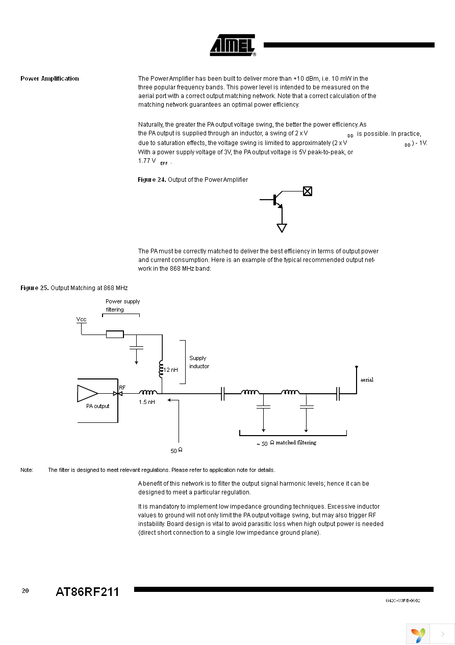 AT86RF211DAI Page 20