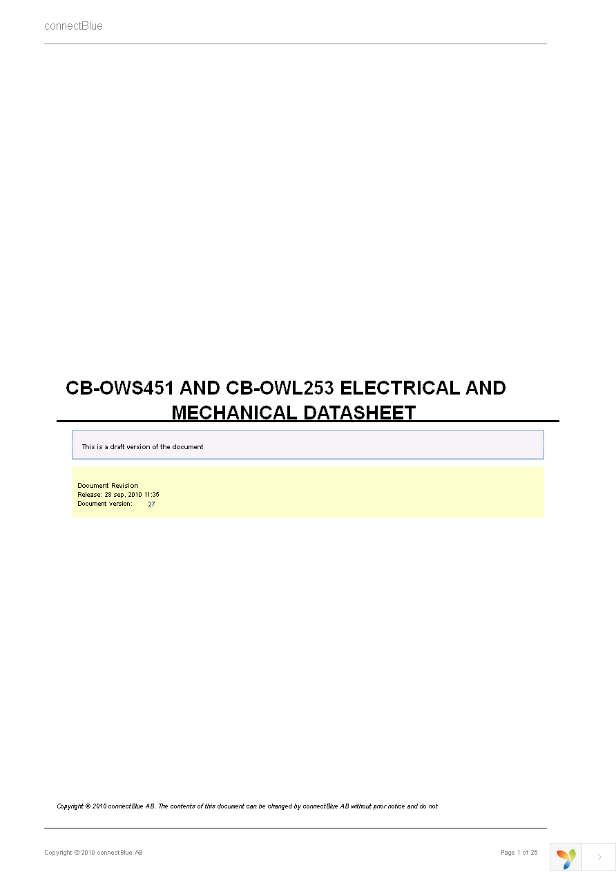 CB-OWS451X-06-0 Page 1
