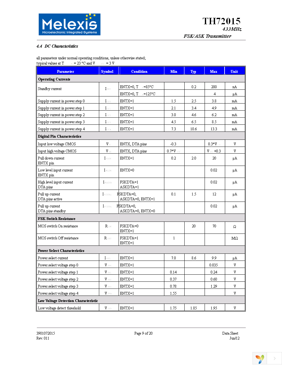 TH72015KLD-BAA-000-TU Page 9