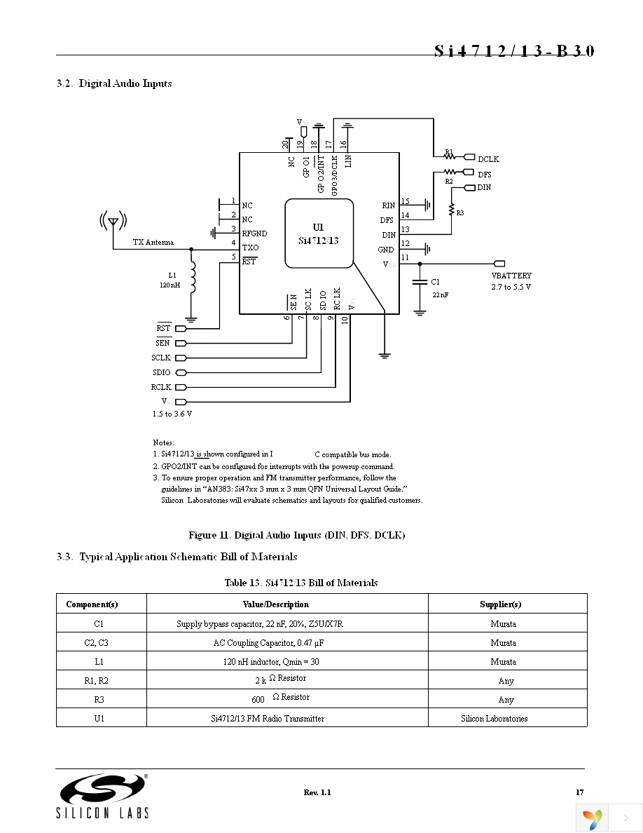 SI4713-B30-GM Page 17