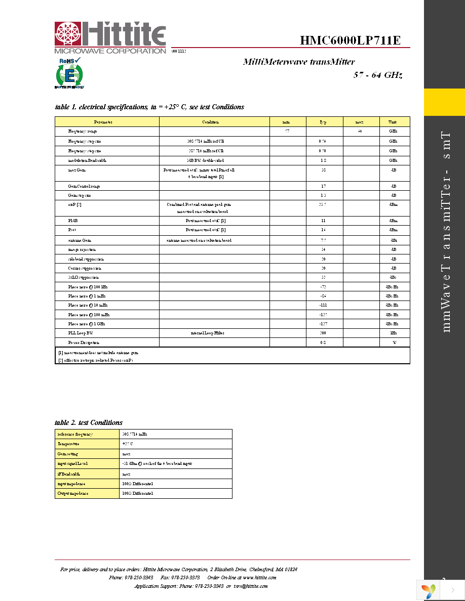 HMC6000LP711E Page 4