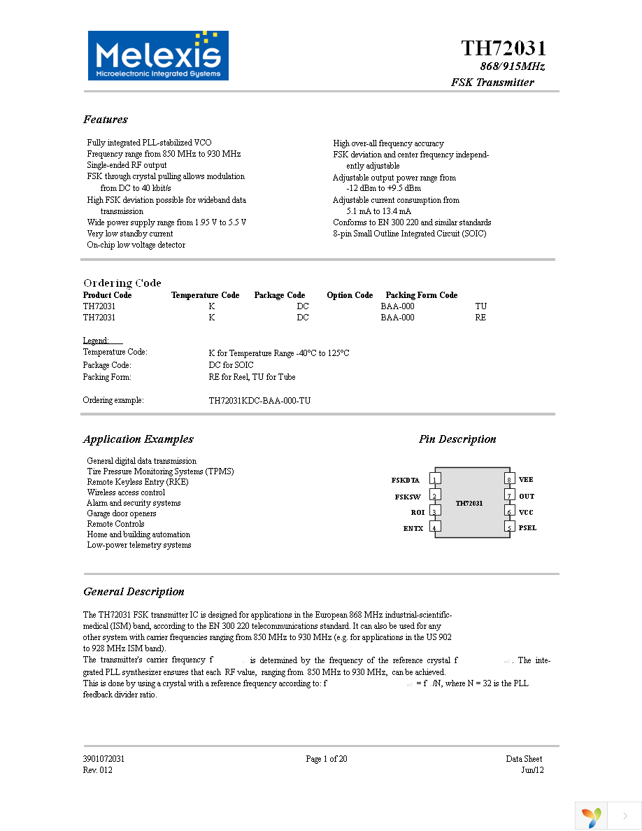 TH72031KDC-BAA-000-RE Page 1