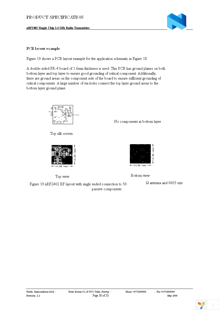 NRF2402G-REEL7 Page 30