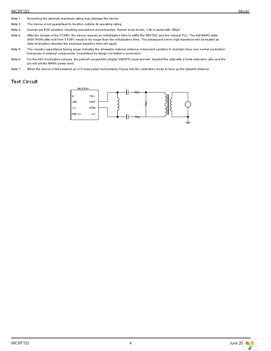 MICRF103BM Page 4